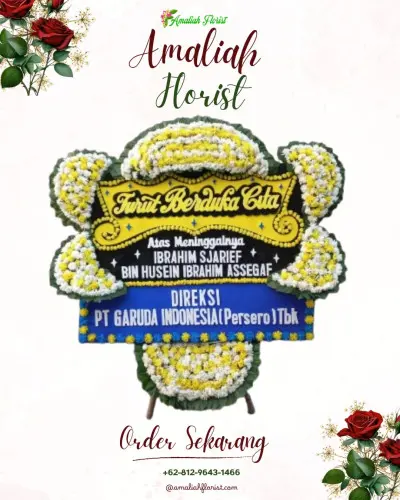 Papan Bunga Duka di Mulyorejo