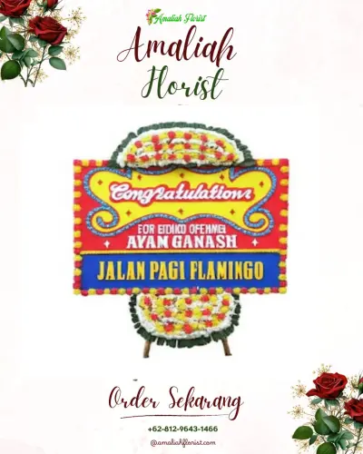 Bunga Papan Congratulation di Mulyorejo